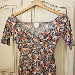 Sezane Caro T-shirt Fleurs Soleil - Size M